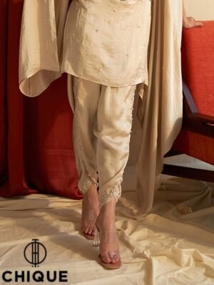 SIEANNA LIGHT GOLD TULIP PANTS