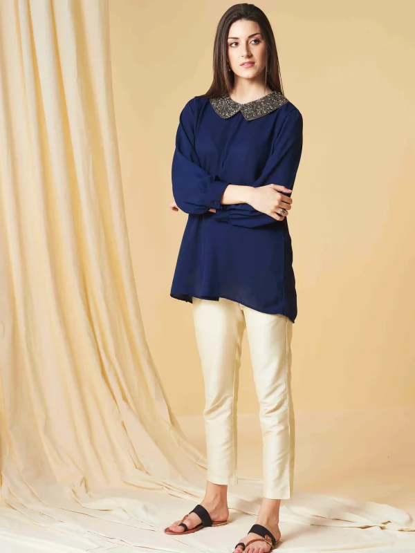 AIZZA NAVY SHIRT - Image 3