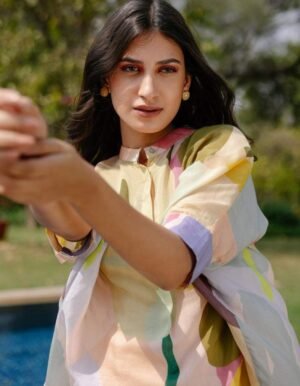 CELINA MOSS GREEN TOP