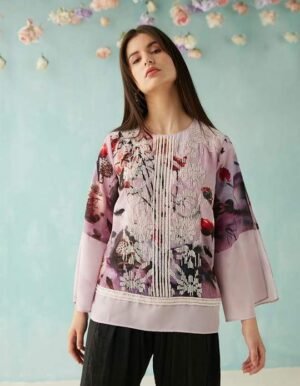 PERK PINK BEADED TOP