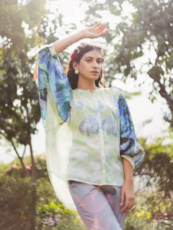 EDIRA MINT SHIRT - Image 2