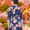 PRINTED NAVY FLORAL BUTTON DOWN SHIRT - Image 4