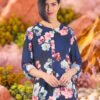 PRINTED NAVY FLORAL BUTTON DOWN SHIRT - Image 2