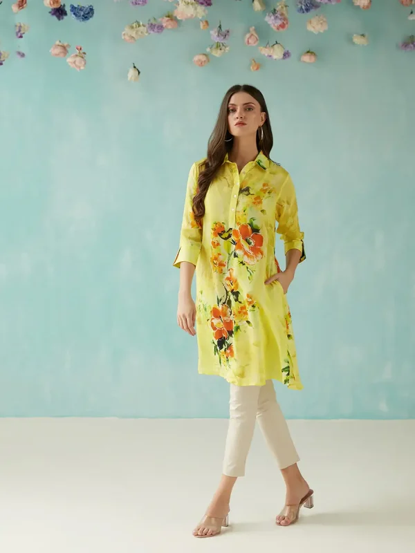 YELLOW OASIS CALI TUNIC - Image 2