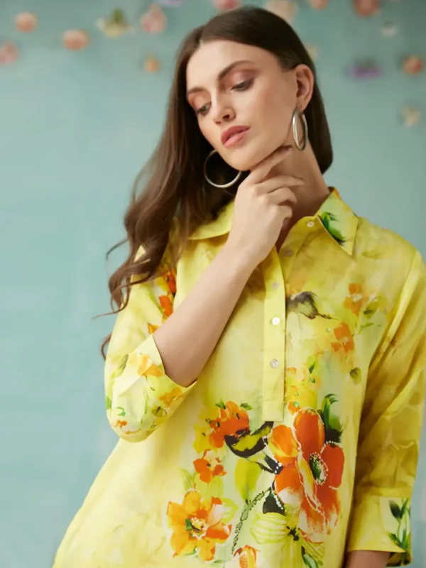 YELLOW OASIS CALI TUNIC