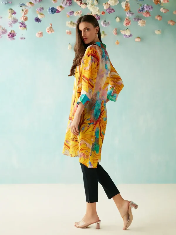 ARIA GAMA MUSTARD TUNIC - Image 4