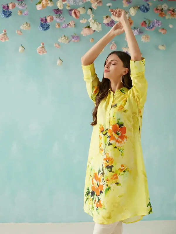 YELLOW OASIS CALI TUNIC - Image 3