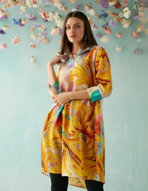 ARIA GAMA MUSTARD TUNIC