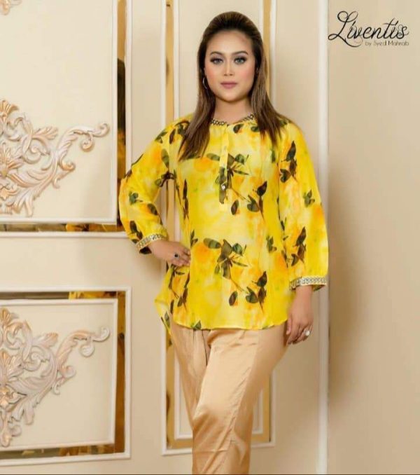 YELLOW BUTTERFLY SHIRT - Image 4