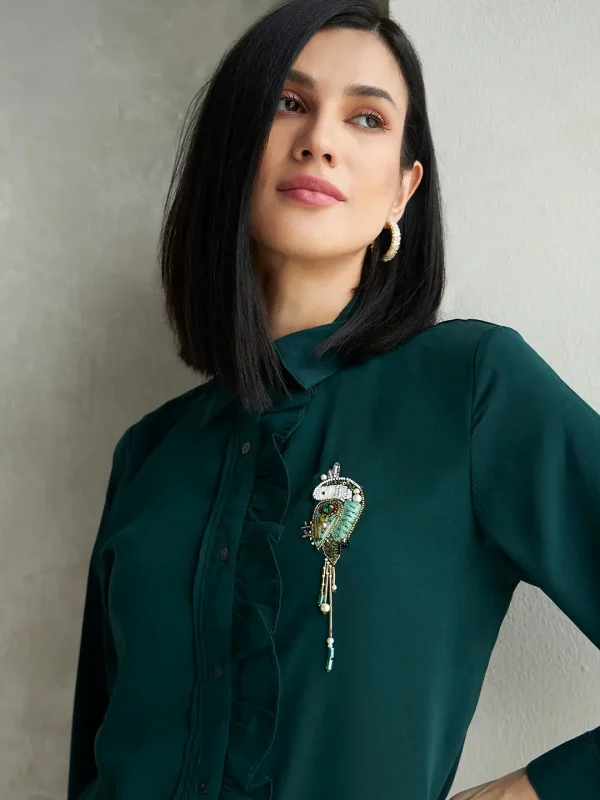 GREEN PARROT ALIA SHIRT - Image 2