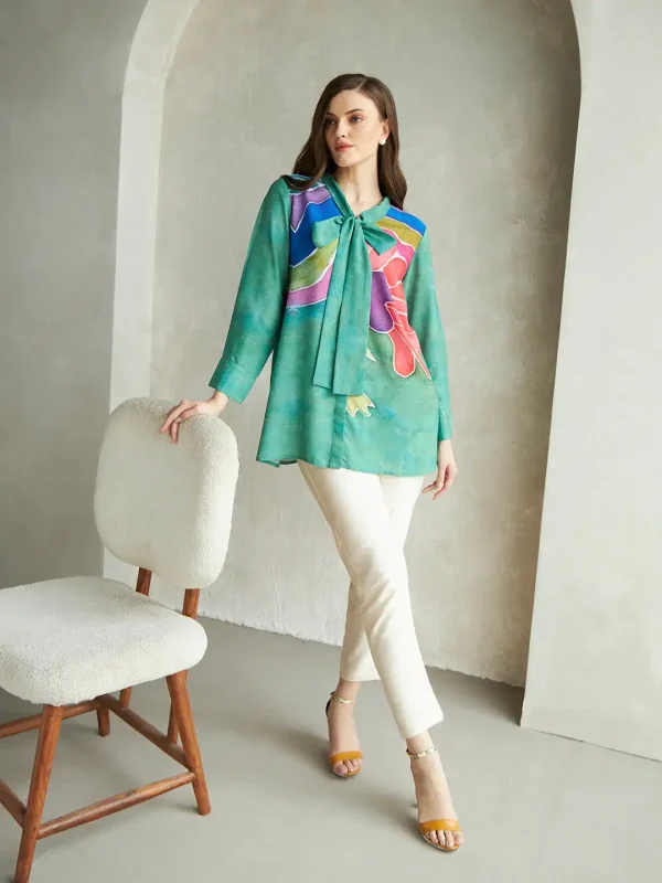 SWAGGER MARGO GREEN SHIRT - Image 3