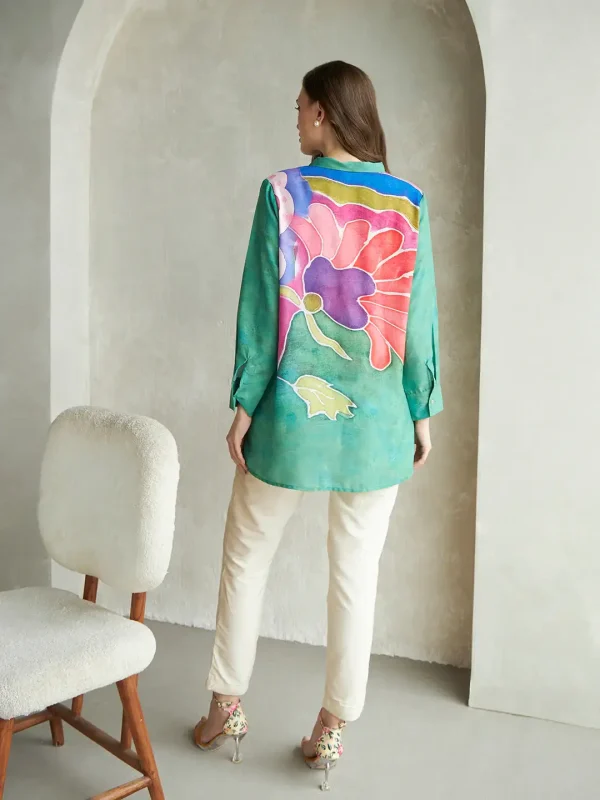 SWAGGER MARGO GREEN SHIRT - Image 4