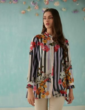 LILAC WRISTY B&B SHIRT