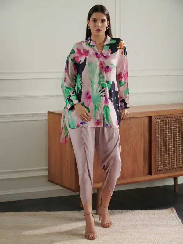 HIBISCUS PINK BREEZE SHIRT - Image 2