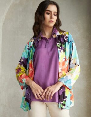 LINER MARKER PURPLE SHIRT