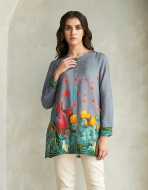 GREY FLINT BUTTON DOWN SHIRT