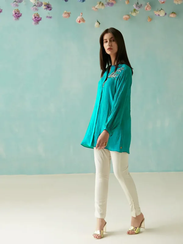 TURQ MAZE SHIRT - Image 3