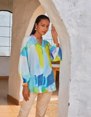 ABAYA POLAR BLUE SHIRT