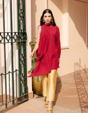 WINE TACKLE BEADED TUNIC