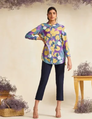 PURPLE QUIRK BUTTON DOWN SHIRT