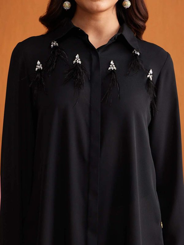 BLACK CRYSTALLINE SHIRT - Image 2