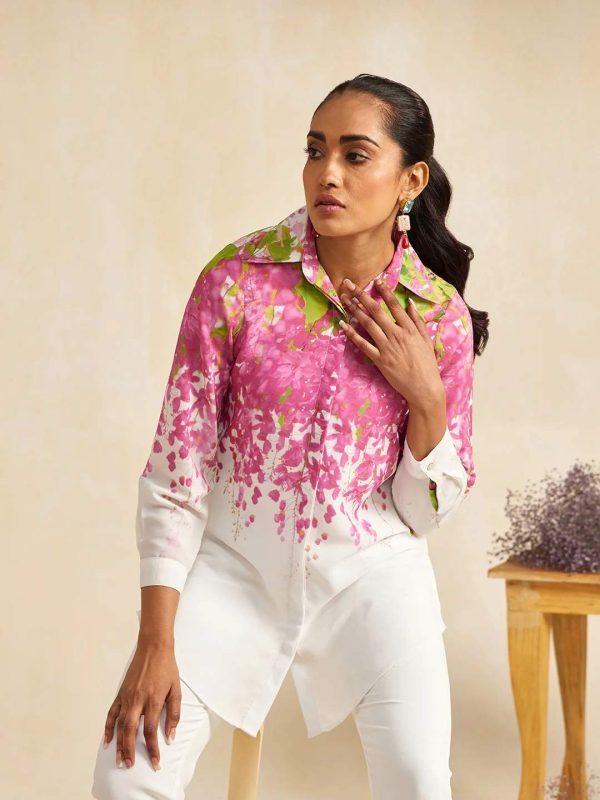 PINK AMALTAS CRYSTALLINE SHIRT - Image 2