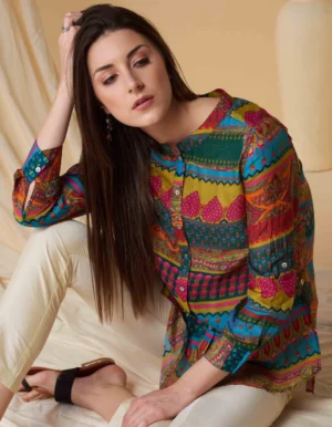 INDIAN ACCENT BUTTON DOWN SHIRT