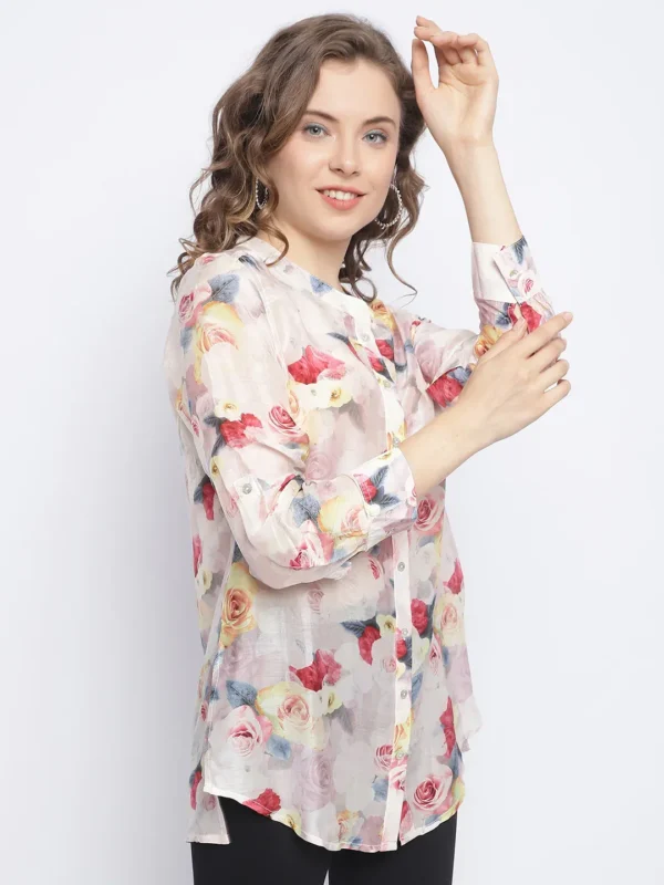 BLUSH IVY BUTTON DOWN SHIRT - Image 4