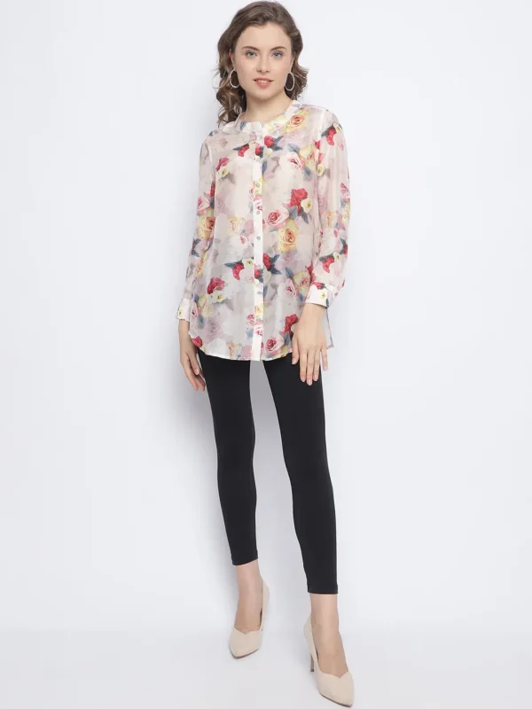 BLUSH IVY BUTTON DOWN SHIRT - Image 5
