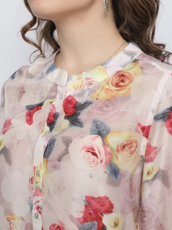 BLUSH IVY BUTTON DOWN SHIRT - Image 2