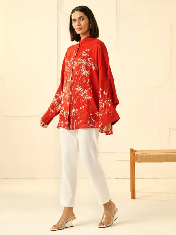 RED RIVERIE AHAANA SHIRT - Image 3