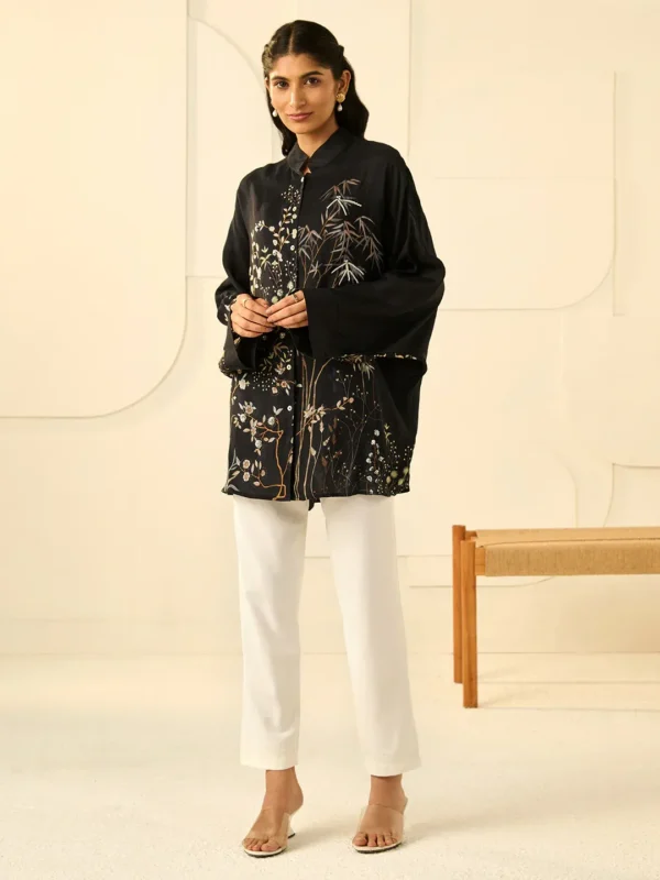 BLACK RIVERIE AHAANA SHIRT - Image 5
