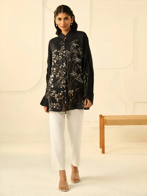 BLACK RIVERIE AHAANA SHIRT - Image 6