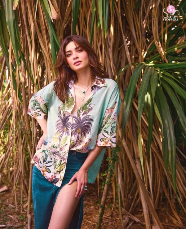 PETRA FOREST GREEN SHIRT - Image 2