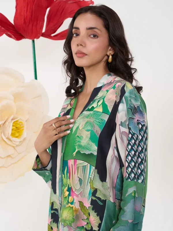 GREEN GLORIA SAMAYA SHIRT - Image 3