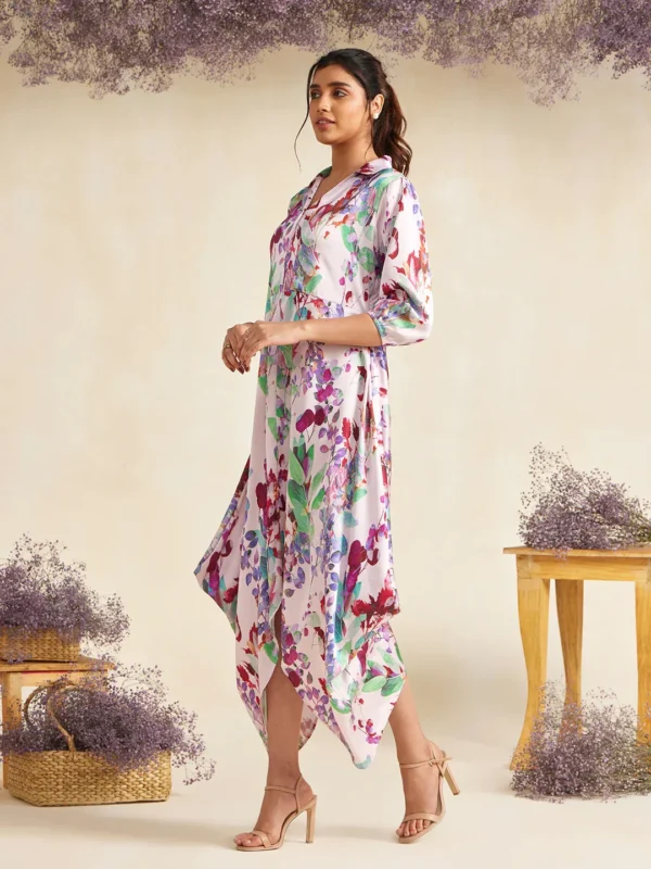 PINK BONANZA TIGNI DRESS - Image 4