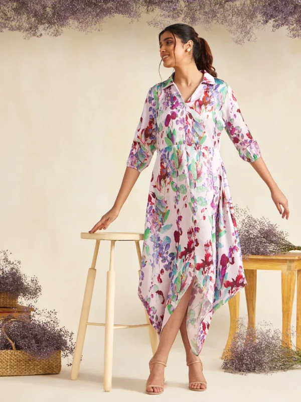 PINK BONANZA TIGNI DRESS