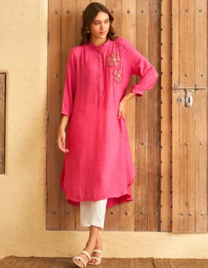 RANI FLOWER GATHERED TUNIC