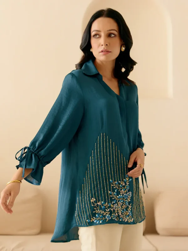 TRI PERSIAN BLUE DIVA SHIRT - Image 4