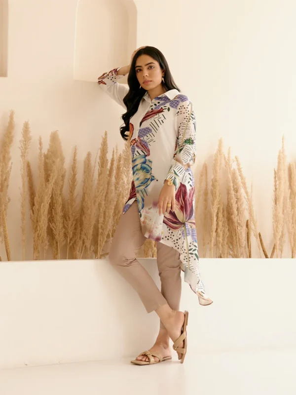 BUSH WHITE SOLAR DRESS - Image 2