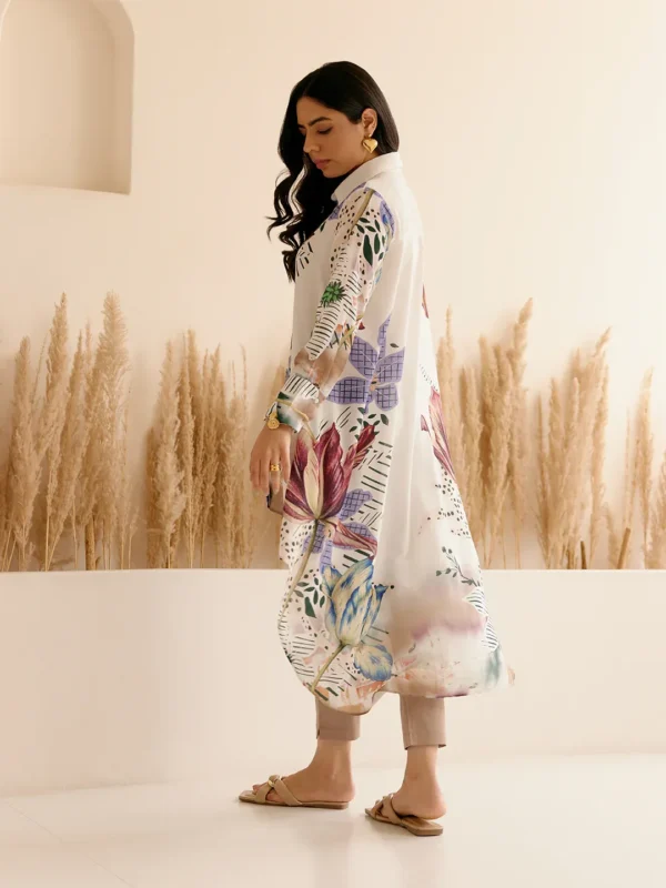 BUSH WHITE SOLAR DRESS - Image 3