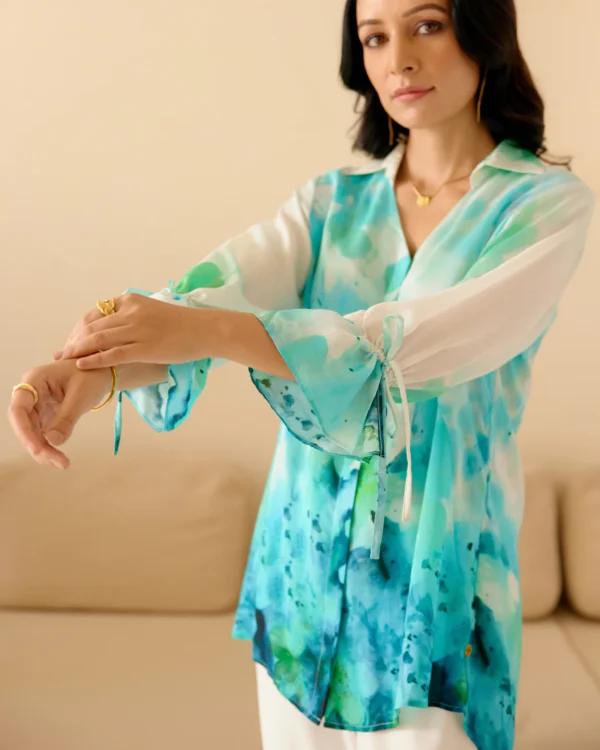BLUE MILLER DIVA SHIRT - Image 3