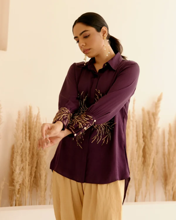 PURPLE DEW SHIRT - Image 2