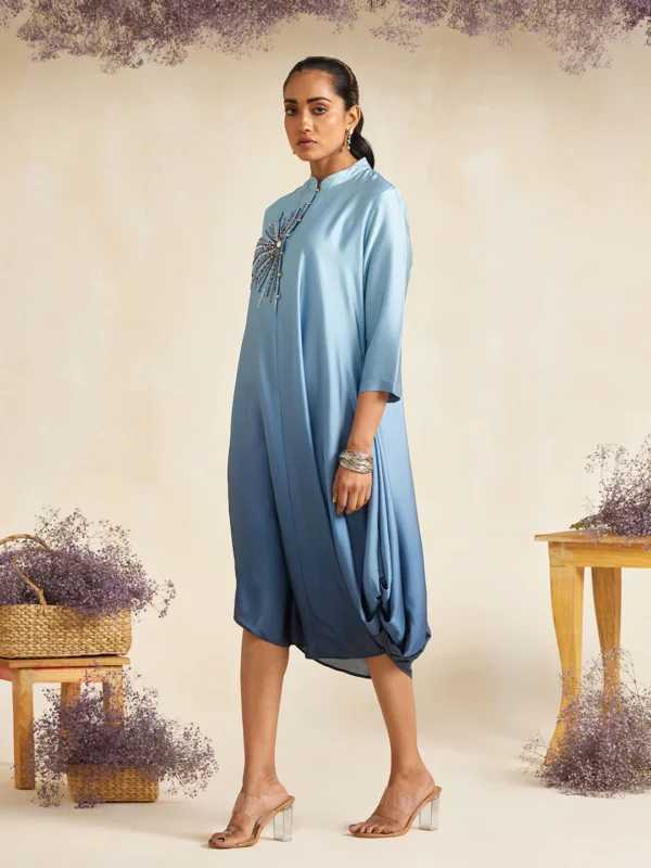 BLUE OMBRE MANOR DRESS - Image 3
