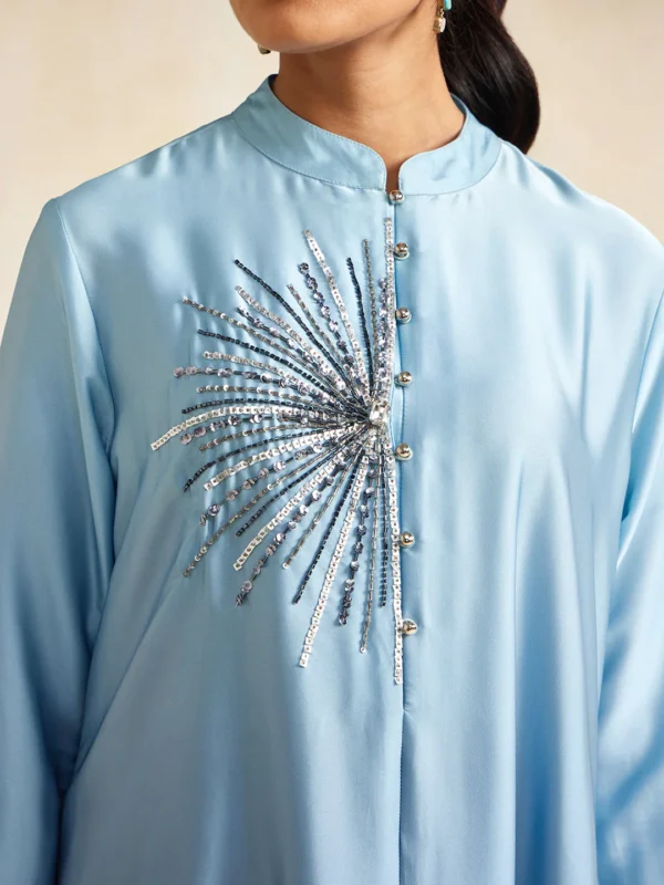BLUE OMBRE MANOR DRESS - Image 4