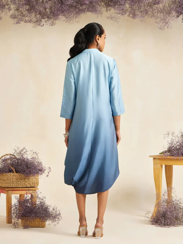 BLUE OMBRE MANOR DRESS - Image 5