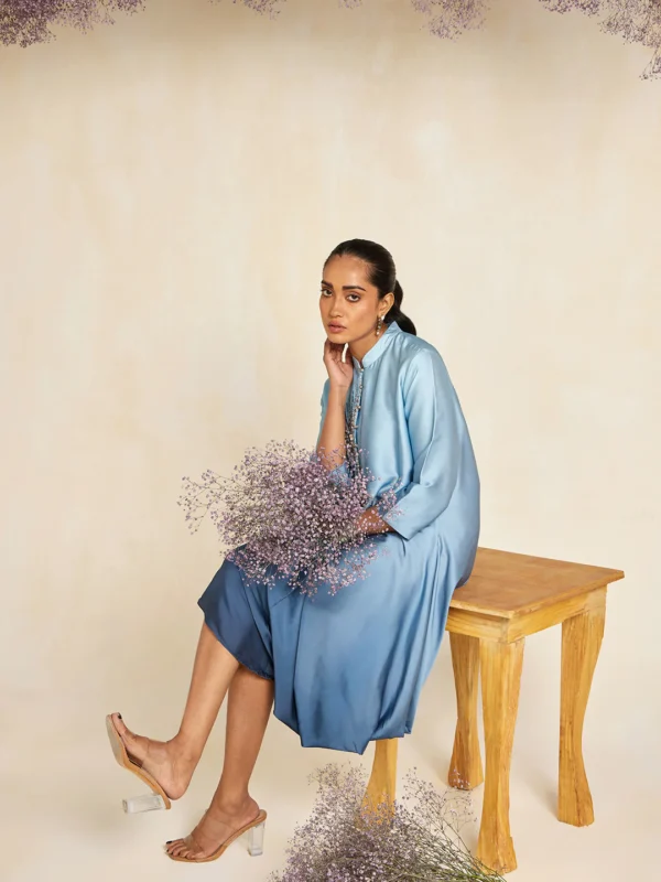 BLUE OMBRE MANOR DRESS - Image 2