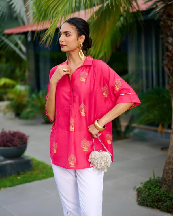 PINK INDIANA ZOE SHIRT - Image 3
