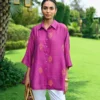 PURPLE INDIRA PETRA SHIRT - Image 2