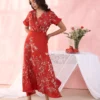 RUSTIC RED RIVERIE OSCAR DRESS - Image 8